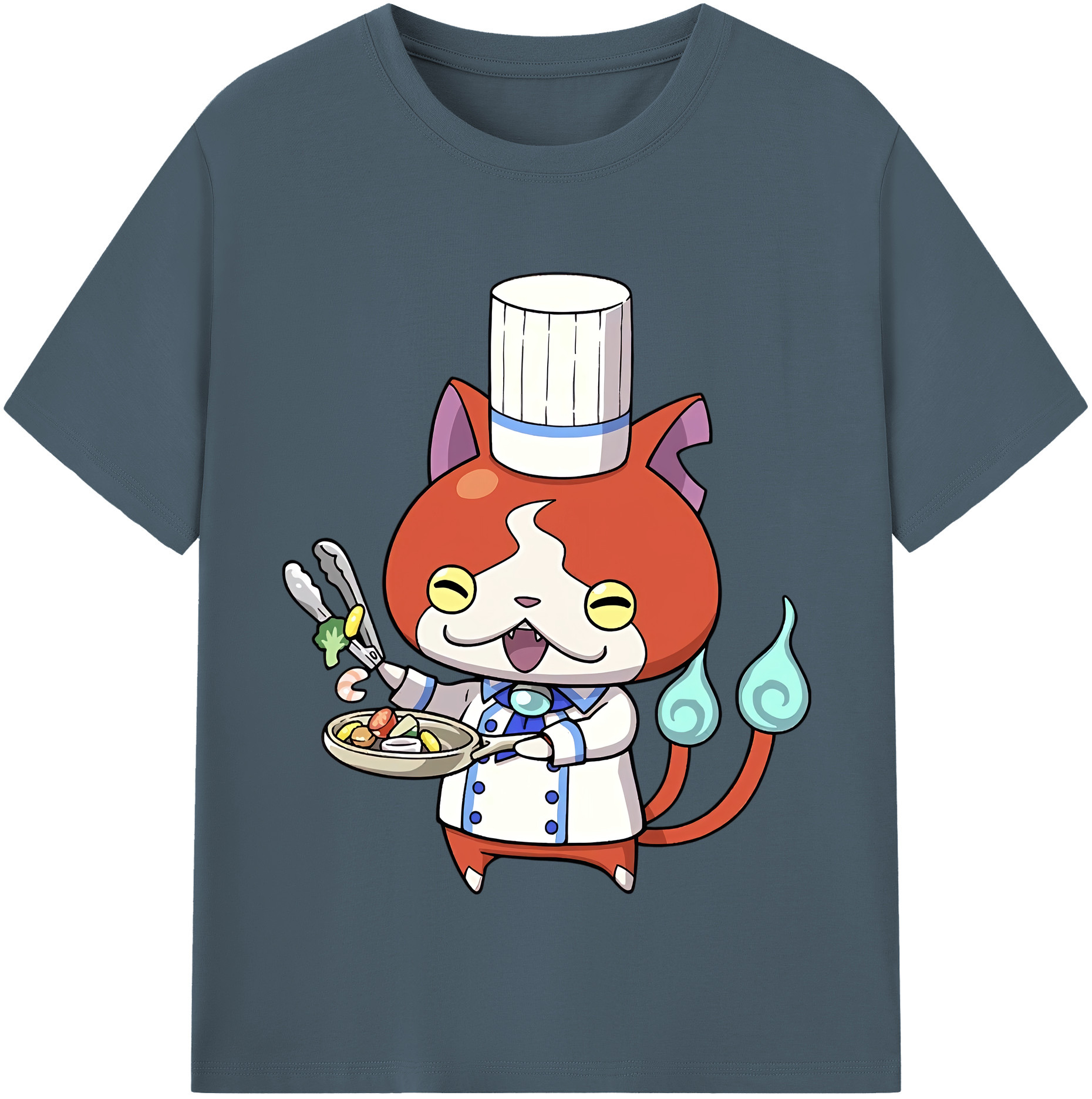（画像用） 妖怪ウォッチ Yo-kai Watch 綿100％半袖Tシャツ（フロントプリント）